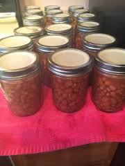 Canning pinto beans - finished product