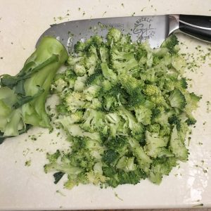 chopped broccoli best knife ever