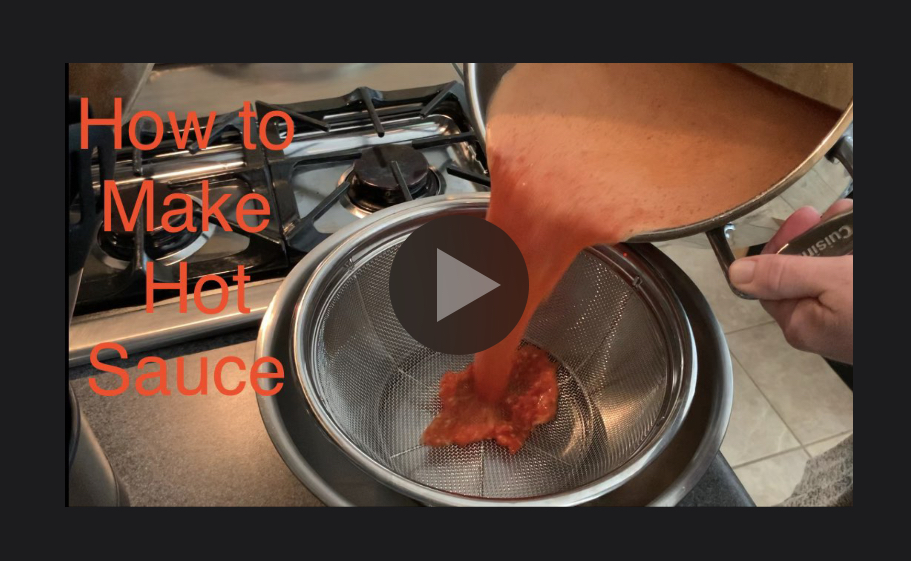 How to make hot sauce