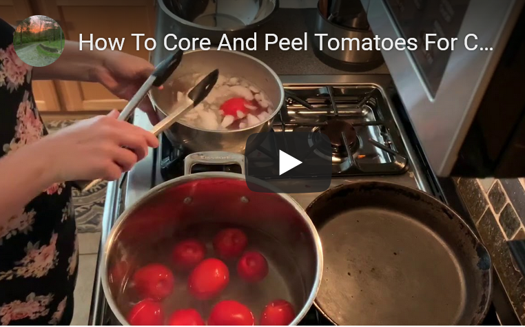 core and peel tomatoes video pic