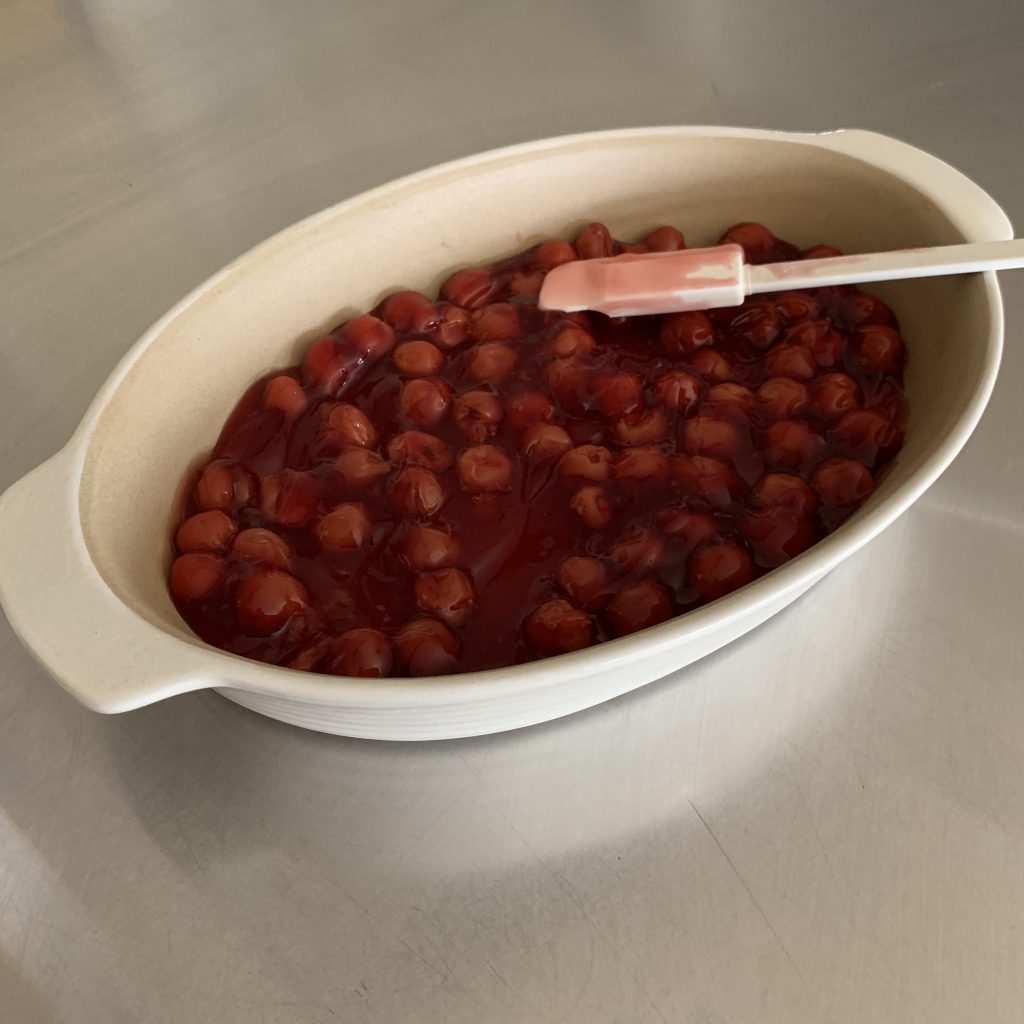 Canned cherry pie filling